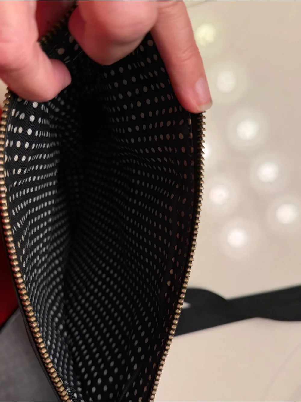 kate spade Black Nylon and Patent Leather Crossbody Bag
